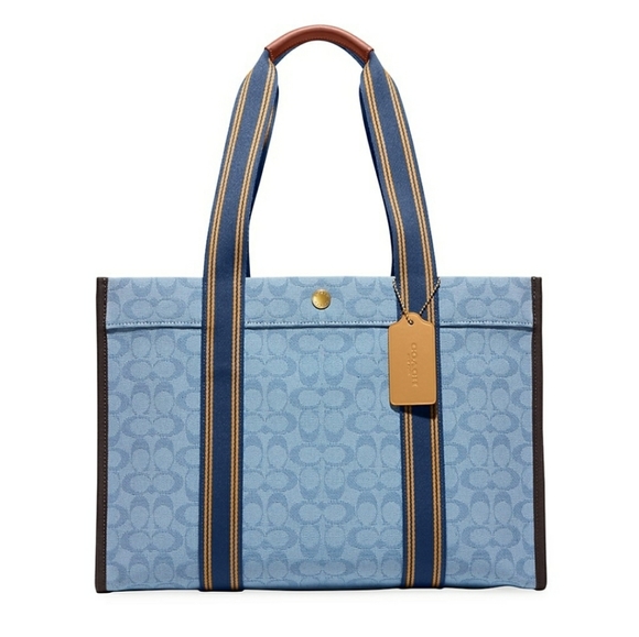 COACH Jacquard Spin Tote 42 - Picture 1 of 7